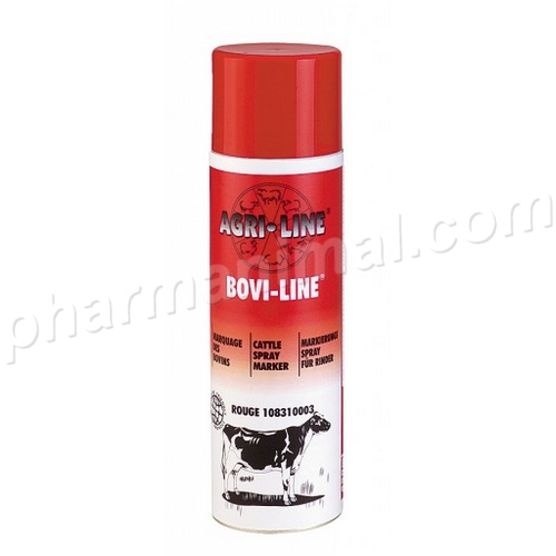 BOVI LINE ou CHEVIMARK ROUGE BOMBE MARQUEUR BBE/400 ML